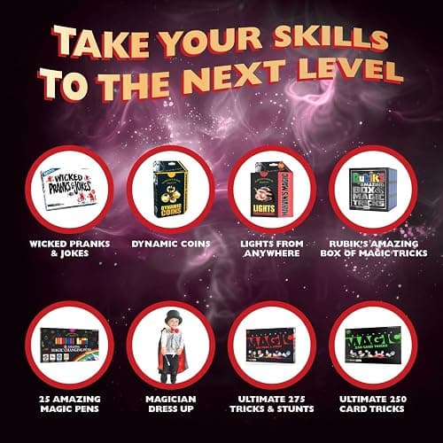 Marvin's Magic - Fifty Greatest Card Tricks Set - Children & Adults Magic Card Deck - Includes Card Illusions, Close up and Mind Reading Tricks - Comes in Gift Set Tin - Suitable for +8 - Cool Stuff thumbnail 9