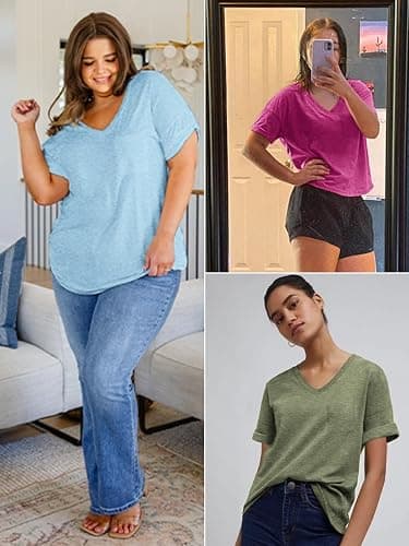 ATHMILE T Shirts V-Neck Shirts thumbnail 5