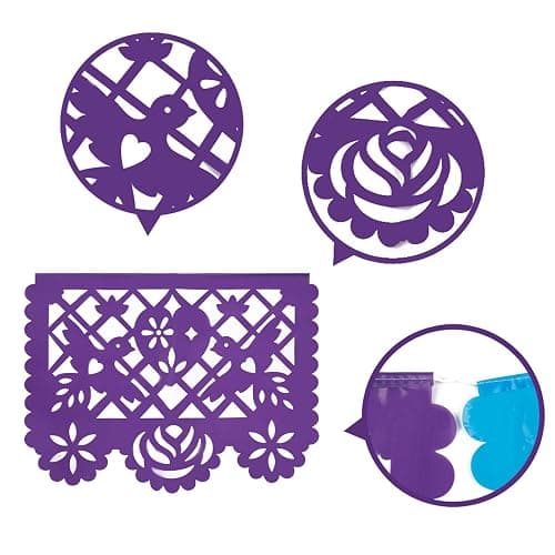 DomeStar Mexican Party Decoration, 18 Feet Plastic Papel Picado Fiesta Banner Cinco de Mayo Garland for Mexican Birthday Party Supplies - multicolor1 thumbnail 6