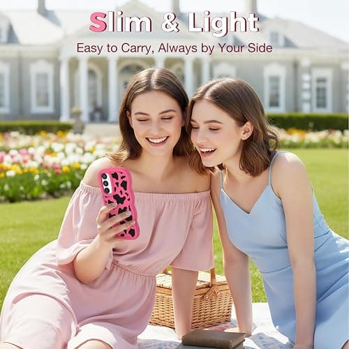 CASBST Compatible with Galaxy A15 5G Phone Case for Women Girls, Curly Wavy Frame with Cute Pattern, Aesthetic Slim Soft Silicone TPU Bumper Shockproof Phone Case for Samsung A15 - Cow Spot thumbnail 5