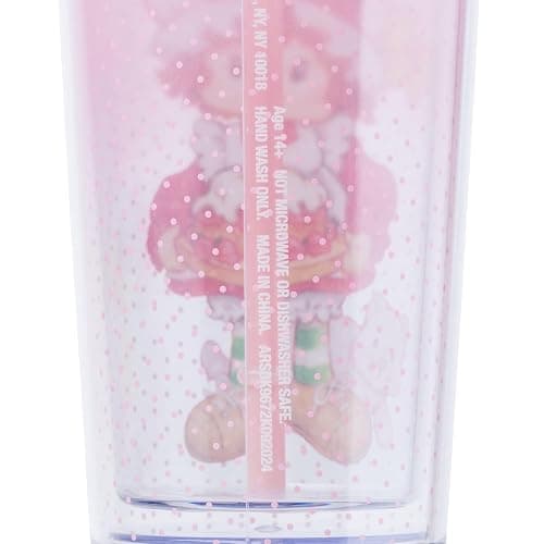 Silver Buffalo Strawberry Shortcake “Life is Delicious” Plastic Drip Tumbler with Lid and Straw, 26 Ounces thumbnail 6