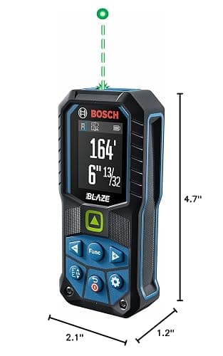 Bosch GLM165-25G Blaze™ Green-Beam 165 Ft. Laser Measure thumbnail 3