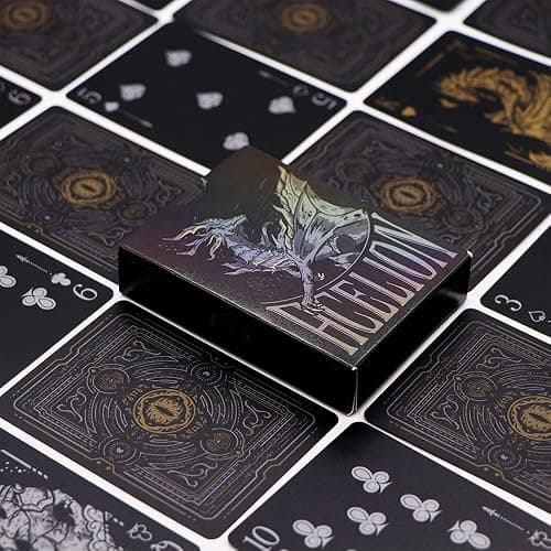 ACELION Waterproof Plastic Playing Cards, Deck of Cards, Gift Poker Cards (Dragon) thumbnail 5