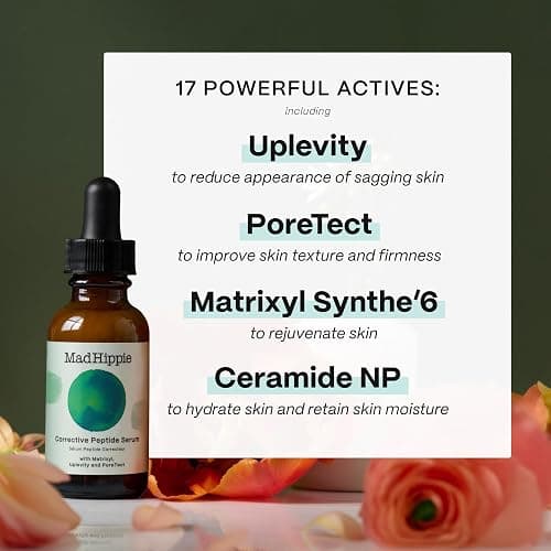 Mad Hippie Corrective Peptide Serum for Face – Skin-Tightening Collagen Peptides, Anti-Wrinkle Essentials, 1.02 Fl Oz thumbnail 5