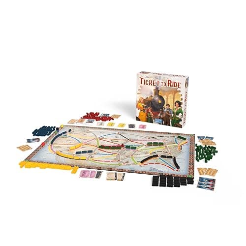 Asmodee Ticket to Ride Board Game (2025 Refresh) - A Cross-Country Train Adventure for Friends and Family, Strategy Game for Kids & Adults, Ages 8+, 2-5 Players, 30-60 Minute Playtime thumbnail 4