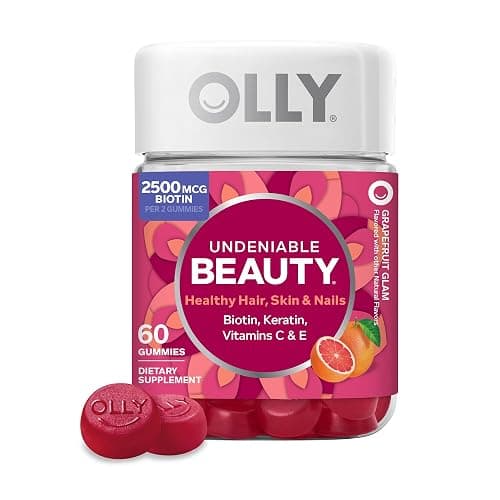 Olly, Gummy Undeniable Beauty Grapefruit Glam, 60 Count - Image 1