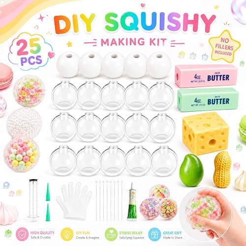 25PCS Squishy Making Kit DIY Squishy Maker Skin thumbnail 2