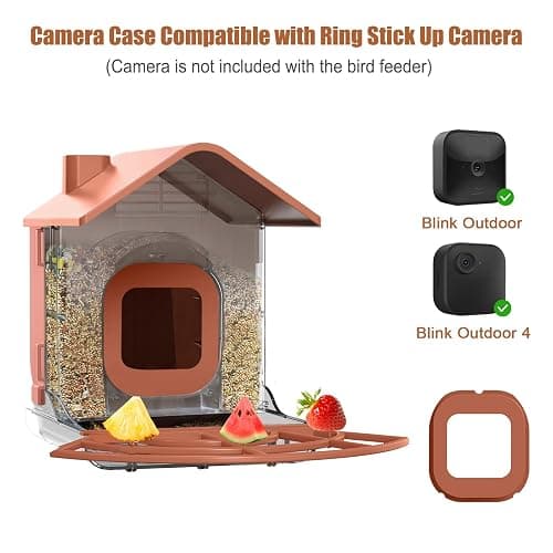 Zivif Bird Feeders for Outdoors, Compatible with Blink Outdoor Camera, Smart Bird Feeder for Watching (Camera NOT Included) thumbnail 2