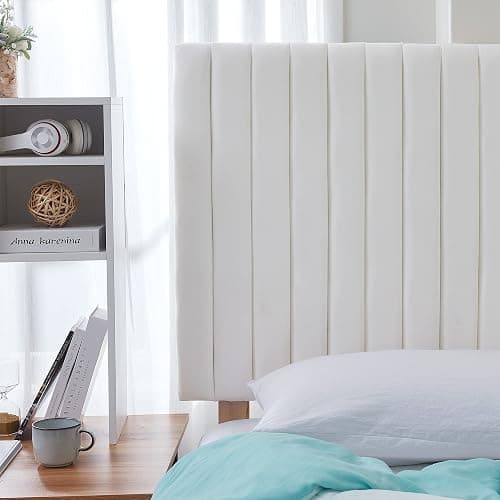 DormCo Tavira Allure® College Dorm Headboard with Legs - Classic Panel | Linen Beige. Essential Dorm Supplies for College Freshmen Necessities thumbnail 3