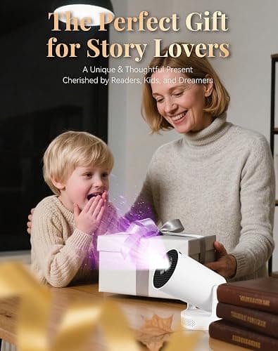Realm Cast Projector – Realm Cast Projector for Books, Hundreds of Fantasy Ambience Scenes, Projector with Wifi and Bluetooth, 4k HD, Auto Keystone, Low Latency & 180° Rotation for Reading or Gaming thumbnail 7