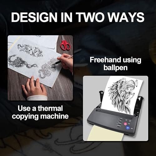 Autdor Tattoo Practice Skins with Transfer Paper - Autdor 40Pcs Fake Skin and Tracing Paper Kit Includes 30Pcs Tattoo Paper and 10Pcs Double Sided Practice Skin thumbnail 5