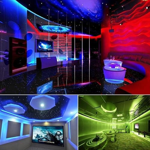 econoLED 12V Flexible SMD 5050 RGB LED Strip Lights, LED Tape, Multi-Colors, 300 LEDs, Non-Waterproof, Light Strips, Color Changing, Pack of 16.4ft/5m Strips thumbnail 7