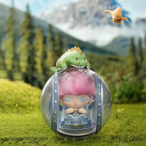POP MART DIMOO Jurassic World Series Blind Box Figures, Random Design Action Figures Collectible Toys Home Decorations, Holiday Birthday Gifts for Girls and Boys, Single Box thumbnail 6