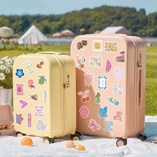Preppy Stickers | 100 PCS | Cute Vinyl Waterproof Stickers for Laptop,Guitar,Motorcycle,Bike,Skateboard,Luggage,Phone,Hydro Flask, Gift for Adult Teens thumbnail 6
