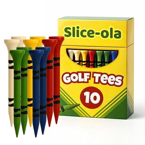 HahaHome Funny Golf Tees | Golf Accessories for Men | Top Golf Gifts for Men & Unique Golf Gifts for Golfers | Premium Golf Stuff & Golf Bag Accessories | Wooden Bamboo Tees - Image 1