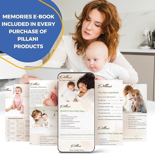 PILLANI Baby Diaper Bag Backpack - Large Bag for Boys & Girls, Waterproof Diaper Backpack - Baby Shower Gifts & Registry Must Haves - Travel Diaper Bags w/ Changing Pad - Stuff for Newborn Essentials thumbnail 7