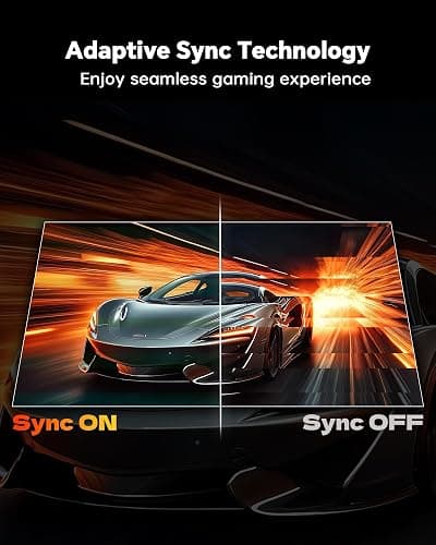 KTC 27 Inch Gaming Monitor 200Hz, 1440P Monitor with Speakers, Up to 210Hz Computer Monitors Fast IPS 1ms, 131% sRGB, Adaptive Sync, Tilt/Swivel/Pivot/Height Adjustment, HDMI DisplayPort, White H27T6 thumbnail 5
