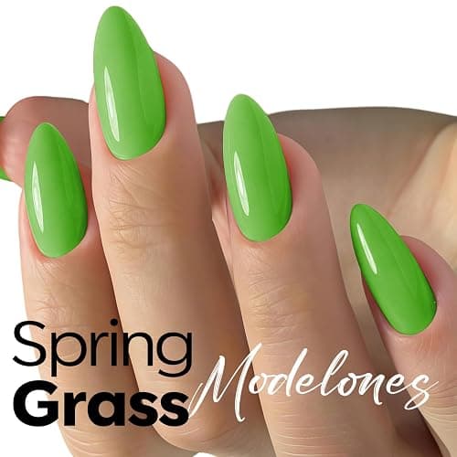 modelones Green Gel Nail Polish Apple Green Gel Polish | Summer Nail Poish Soak Off Pastel U V Nail Design Salon DIY Manicure 15 ML thumbnail 2