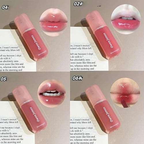 Baorder 4Pcs Hydrating Lip Gloss Set,Non-Stick Cup,Glossy Finish,Highly-Pigmented Korean Lip Glaze,Plumping Lipgloss,Moisturizing Water Mirror Liquid Lipstick,Long-lasting Natural Makeup thumbnail 2