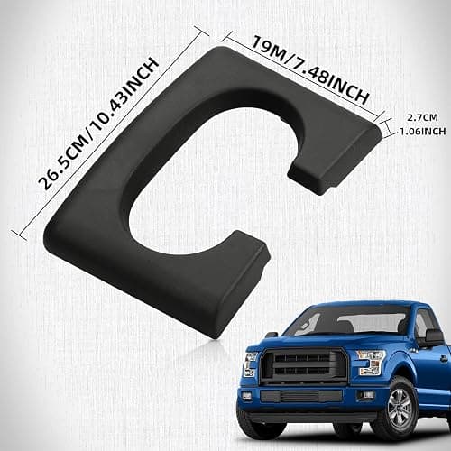 Center Console Cup Holder Replacement Pad Black Compatible with Ford F150 2004-2014 Center Console Cup Holder Pad thumbnail 5