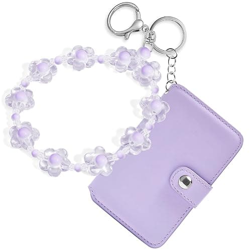 M-Plateau Food-Grade Silicone Beaded Keychain Wristlet | Keychain Wristlet, Fashion /Cute /Glow in The Dark Phone Wrist Strap Anti-Lost Hand Lanyard for Women Gift - Image 1