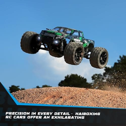 HAIBOXING 1:18 Scale All Terrain RC Car 18859, 36 KPH High Speed 4WD Electric Vehicle with 2.4 GHz Remote Control, 4X4 Waterproof Off-Road Truck with Two Rechargeable Batteries thumbnail 8