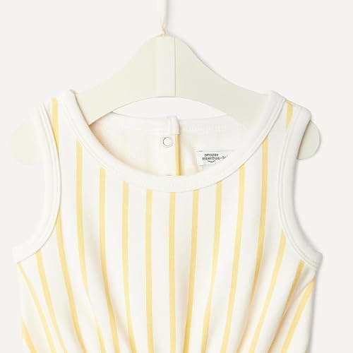 Amazon Essentials x Sofia Grainge Baby Girls' Lightweight French Terry Sleeveless Shorts Romper thumbnail 4