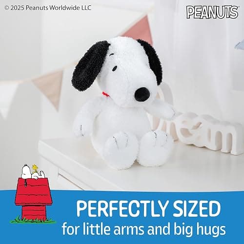 KIDS PREFERRED Peanuts Charlie Brown Snoopy Plush Cuteeze with Crinkle Feet, Extra Soft Stuffed Animal Toy for Baby Toddler Boys & Girls 12 Inch Size thumbnail 5