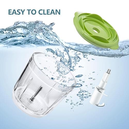 Bear Baby Food Maker, Baby Food Processor Set with Baby Food Containers, Silicone Spoons, Baby Food Puree Blender for Fruit, Vegetable, Meat, Make Fresh and Nutritious Meals for Your Little One thumbnail 6