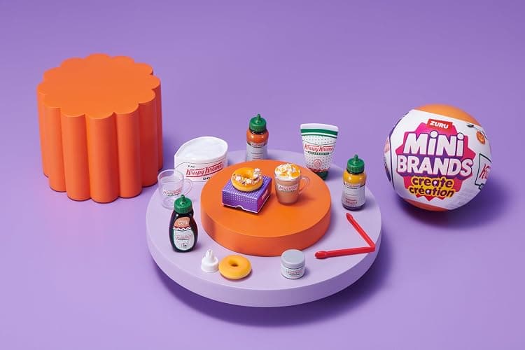 Mini Brands Create Krispy Kreme Series 1 Capsule by ZURU, Licensed Mini Collectibles, Mystery Blind Packaging, DIY, Resin Play, Replica Food, NOT Edible, 14+ thumbnail 4