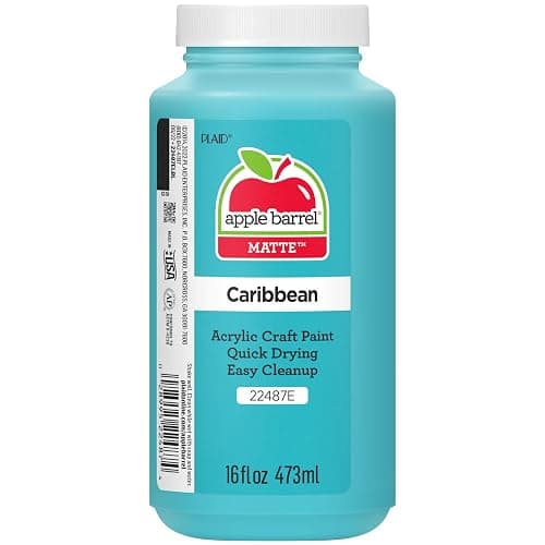 Apple Barrel Caribbean Acrylic Paint, 16 Fl Oz (Pack of 1) - Image 1