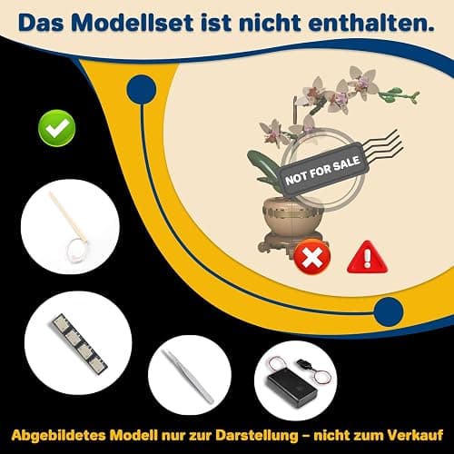 Licht Set Kompatibel mit Lego 10343 Mini Orchidee (Kein LEGO-Modell), Beleuchtung Set Compatible with Lego Mini Orchid 10343 Botanical Collection | Lego Model nicht enthalten | thumbnail 2