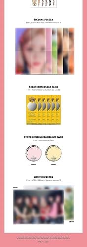 STAYC TEENFRESH 3rd Mini Album CD+POB+Folding poster on pack+Photobook+Comic lyrics book+4cut photo+Photocard+Tattoo sticker+Message card+official fragrance+Tracking Sealed (SET(ARCADE+BUBBLE)) thumbnail 4