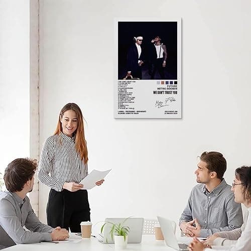 OYWEHECE Metro Boomin & Future Poster Music Poster We Don't Trust You Album Cover Posters for Room Aesthetic Canvas Wall Art Bedroom Decor 12x18inch(30x45cm), Unframe-style-3 thumbnail 5