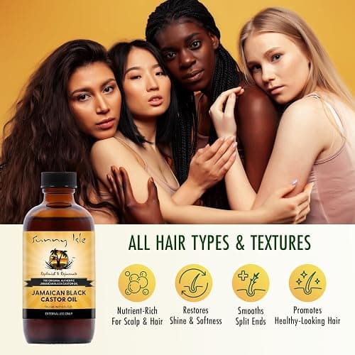 Sunny Isle Jamaican Black Castor Oil 4oz | 100% Natural for Hair, Scalp and Skin Care thumbnail 5
