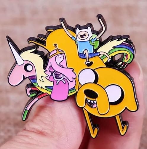Princess Bubblegum Come Along With Me Adventure Time Cartoon Animated TV Show 1.8" Enamel Pin Badge thumbnail 2