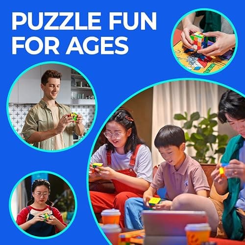 GAN 356R S,3x3 Speed Cube 356RS Magic Cube Professional Puzzle Cube Ultra Durable and Flexible for Kid&Adults,Non-Magnetic(Stickerless） thumbnail 10