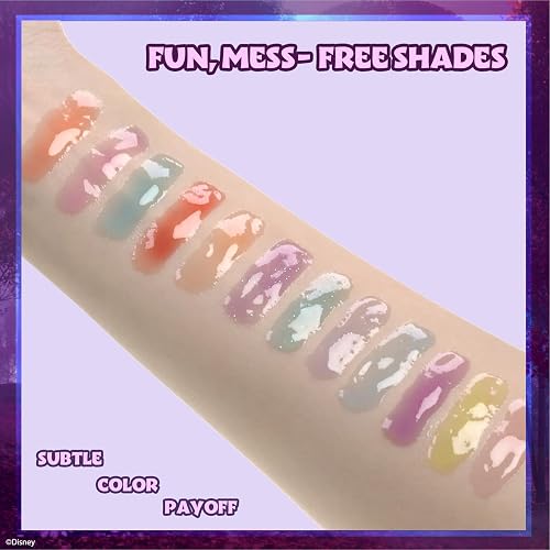 Disney Frozen 12 Piece Plant Based Lip Gloss, Girls Party Favors, First Makeup Set for Girl, Perfect for Parties, Sleepovers, and Birthday Gifts, Elsa and Anna, Ages 3+, by Townley Girl thumbnail 4
