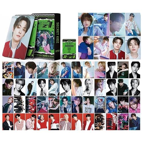 eTel Like 5 Pack/275 Pcs Stray Kids New Lomo Card Photocards Greeting Card with Postcards Box thumbnail 5