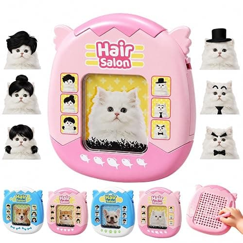 2-in-1 Cat Magnetic Drawing Board - DIY Hair Styling Toy | Magnetic Cat Hairstyle Toy,Funny DIY Cat Hair Style DrawingBoard with Stylus Pen,Portable Stress Relief Toys - Image 1