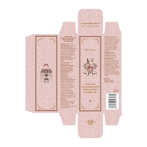 Flower Knows The Sweetie Bear Collection Rounded Blush Brush(Strawberry Pink) thumbnail 5