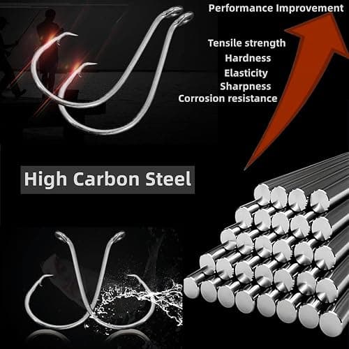 Circle Hooks Fishing Hooks 2X Strong 170PCS/Box|220PCS/Box Octopus Catfish Fish Bulk Fishing Hooks Set Saltwater Freshwater Gear Equipment#1 1/0 2/0 3/0 4/0 5/0 6/0 8/0 10/0 thumbnail 2