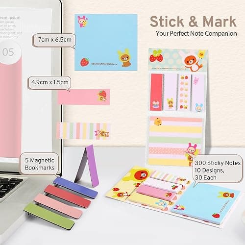 DazSirit 62 PCS Aesthetic Stationery Set with Foldable Pencil Case, 12 Pastel Highlighters, 4 Erasable Pens, 5 Gel Pens, 6 Mechanical Pencils, Sticky Notes – School Supplies for Girls & Teens (Pink) thumbnail 7
