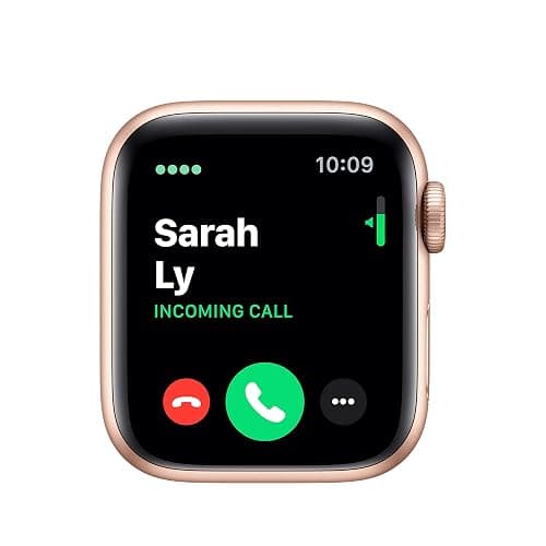 Apple Watch Series 5 (GPS + Cellular, 44MM) - Gold Aluminum Case with Pink Sand Sport Band (Renewed) thumbnail 3