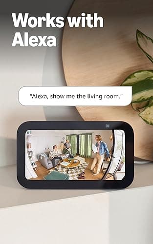 Ring Indoor Cam, Home or business security in 1080p HD video, White thumbnail 6