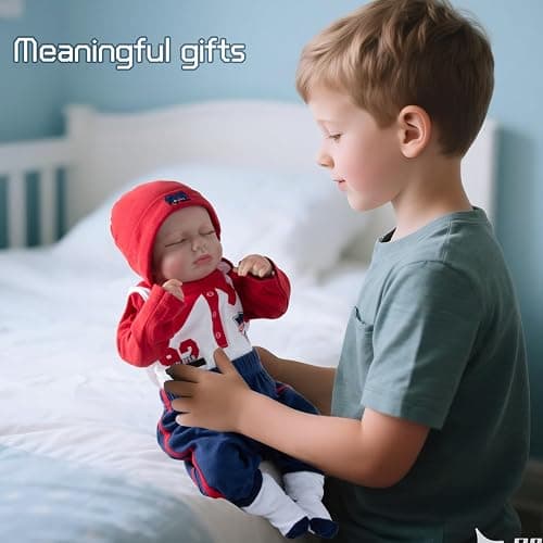 4 Pcs Reborn Baby Doll Clothes Boy Outfits Accessories for 17-22 Inch Reborn Doll Clothes Newborn Baby Clothing Set thumbnail 7