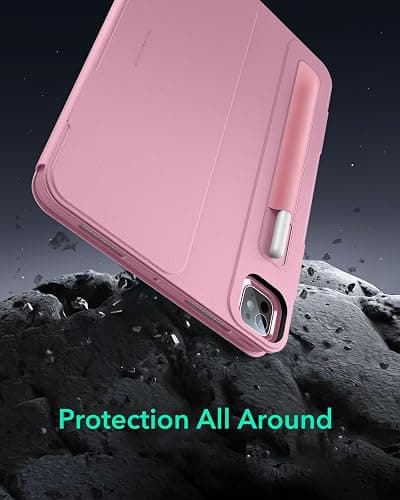 ESR for iPad Pro 13 Inch Case (M5/M4) 2025/2024, Rotating Case with Removable Magnetic Cover, Adjustable Portrait/Landscape Stand, 9 Standing Angles, Shift Series, Pink thumbnail 8