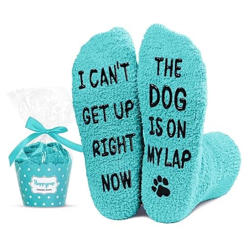 HAPPYPOP Dog Socks for Mom Dad - Dog Lovers Gifts for Women Men, Pet Lover Christmas Gifts - Image 1
