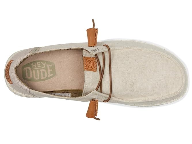 HEYDUDE Women's Wendy Washed Canvas | Women’s Shoes | Women’s Lace Up Loafers | Comfortable & Light-Weight thumbnail 6