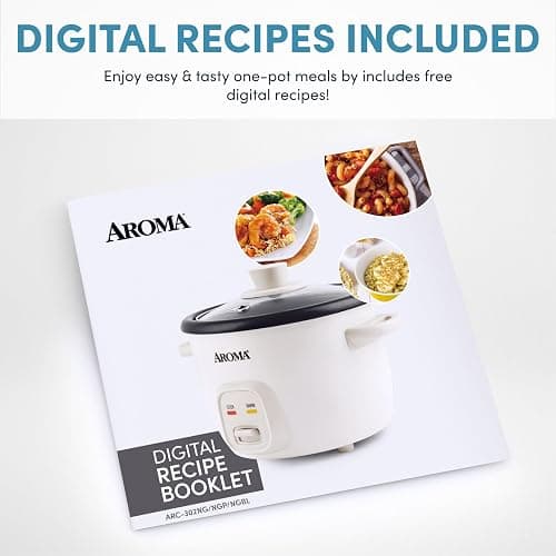 Aroma Housewares 4-Cups (Cooked) / 1Qt. Rice & Grain Cooker (ARC-302NGBL), Blue thumbnail 8